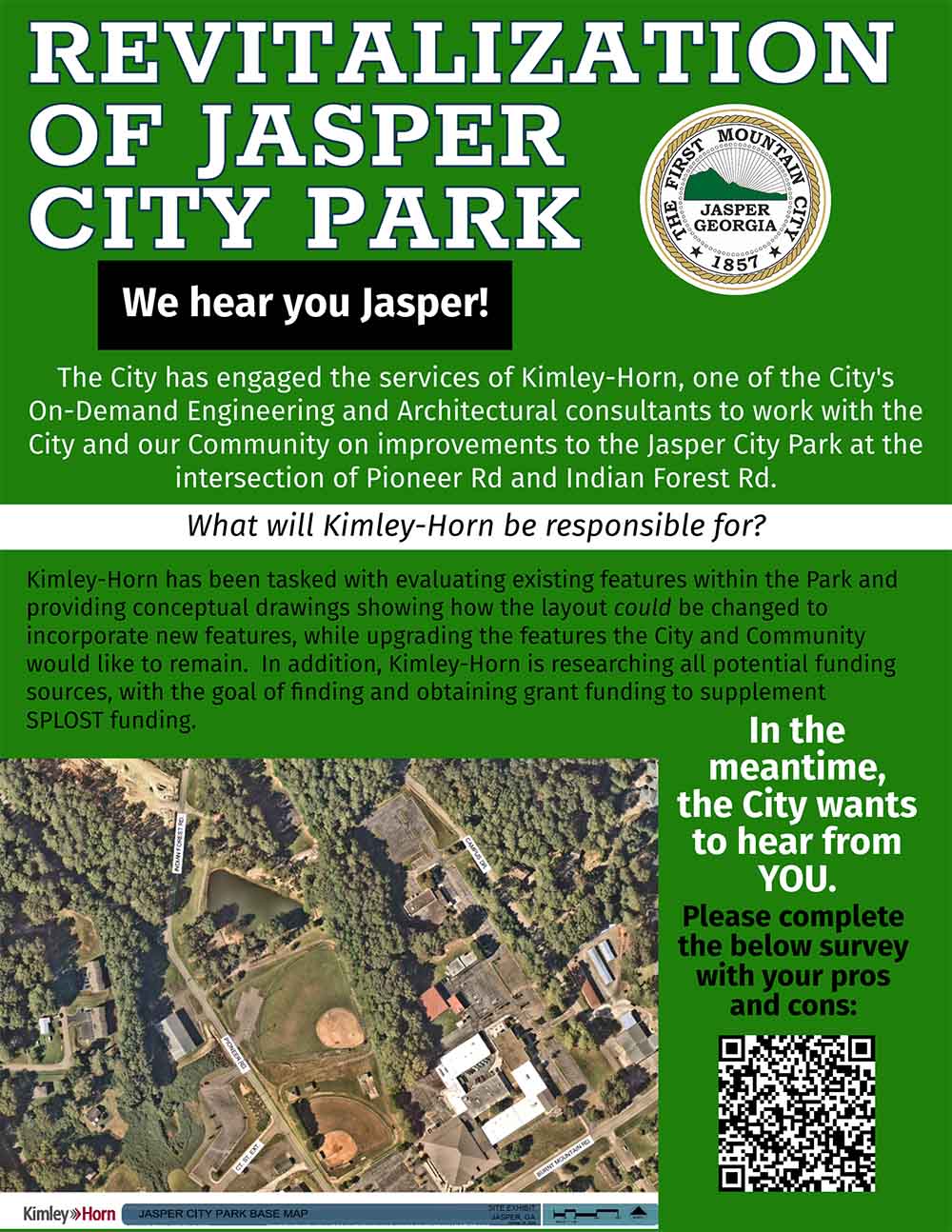 Revitalization of Jasper City Park Survey